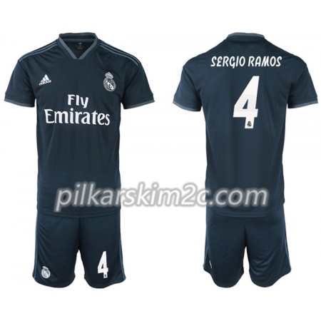 Koszulka Real Madryt SERGIO RAMOS 4 Dziecięca Precz 2018-2019 - Koszulki Piłkarskie